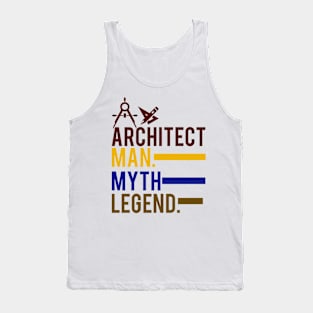 Architect Man Myth Legend Tank Top